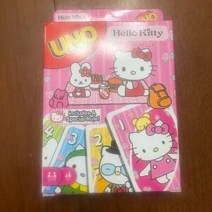 Hello Kitty Pink UNO Card Game Deck